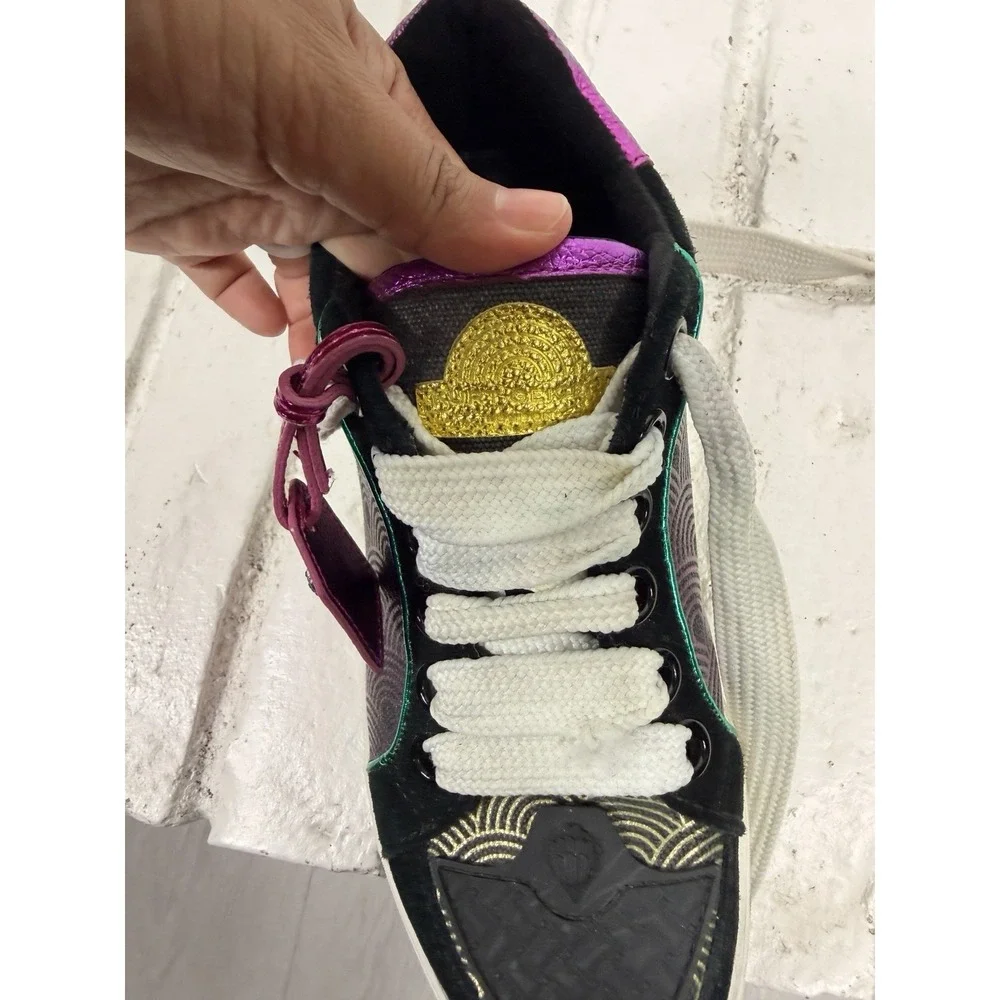 Kurt Geiger London Platform Sneakers Women's EU 39 Multicolor Metallic Shoes